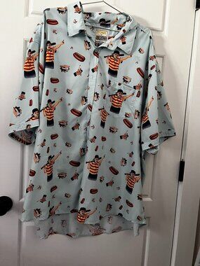 RSVLTS The Sandlot The Great Hambino KUNUFLEX Shirt Mens 4X (XXXXL) Short Sleeve